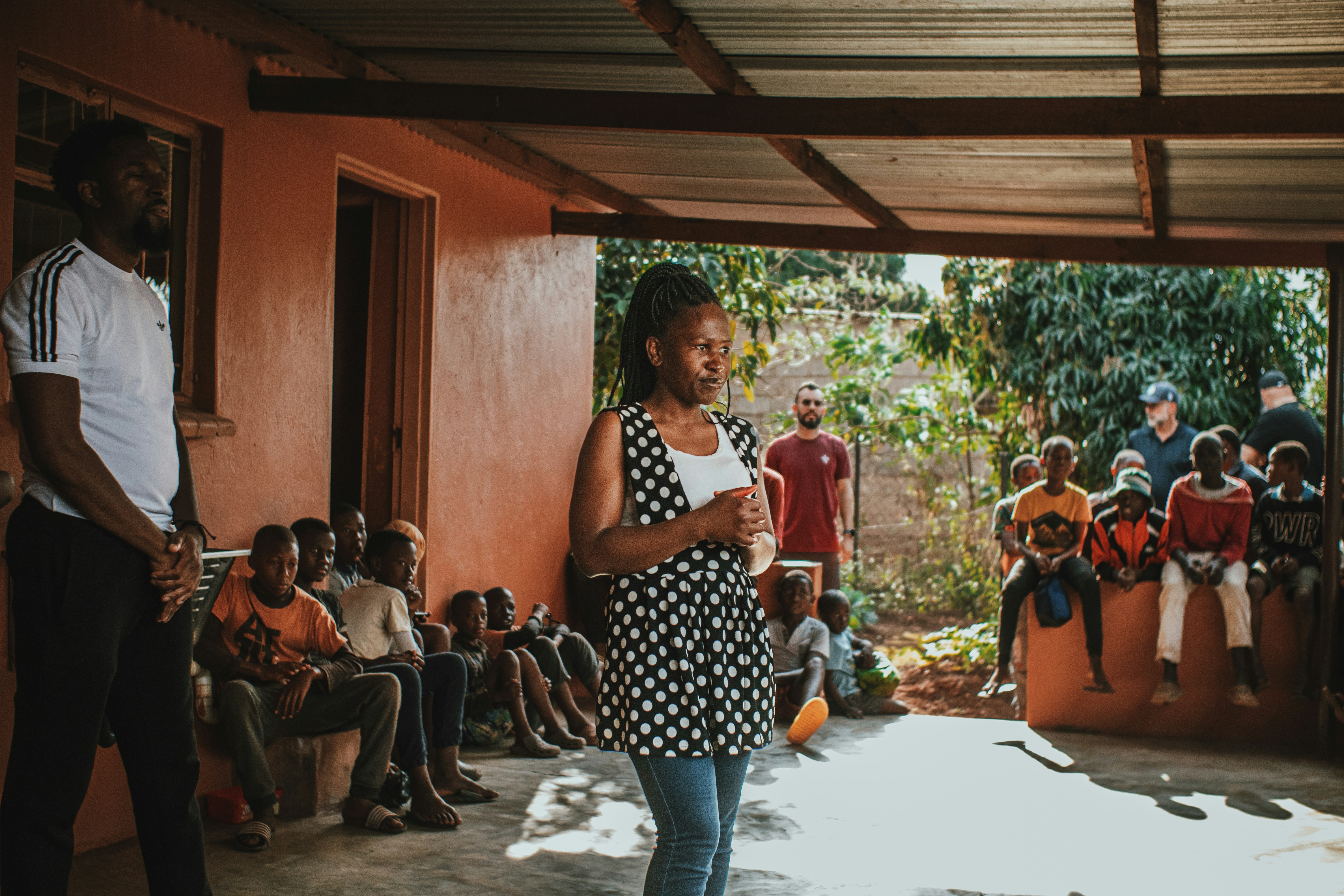 Foundation volunteers delivering care and support to beneficiaries in the community